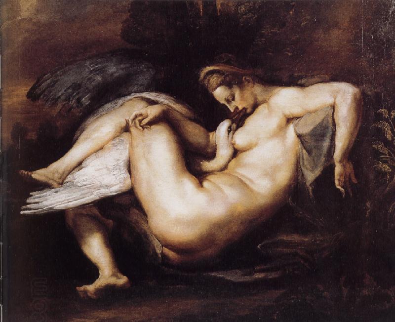 Peter Paul Rubens Lida and Swan oil painting picture